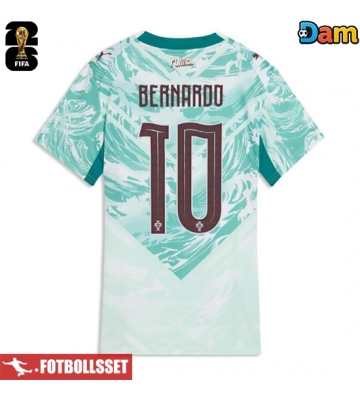 Portugal Bernardo Silva #10 Bortatröja Dam VM 2026 Kortärmad